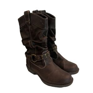 KENNETH Cole Reaction Dark Brown Boots size 8.5 Y